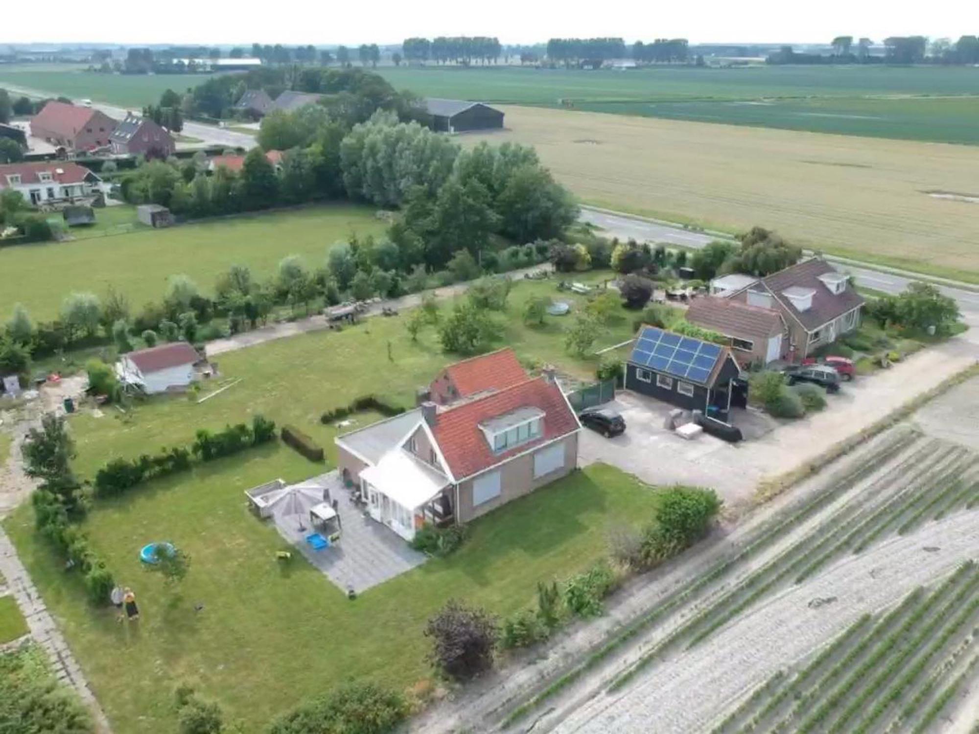 Vrijstaande Ruime Familiewoning Landelijk Gelegen Villa Lewedorp Ngoại thất bức ảnh
